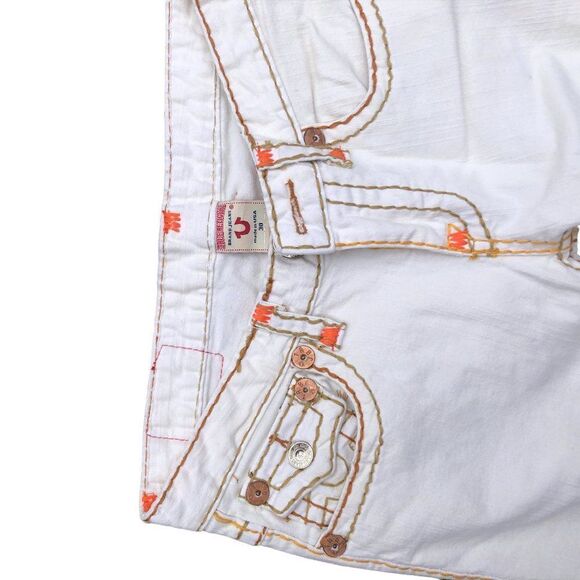 True Religion Jeans Size 30 BILLY BIG T White - Picture 5 of 10
